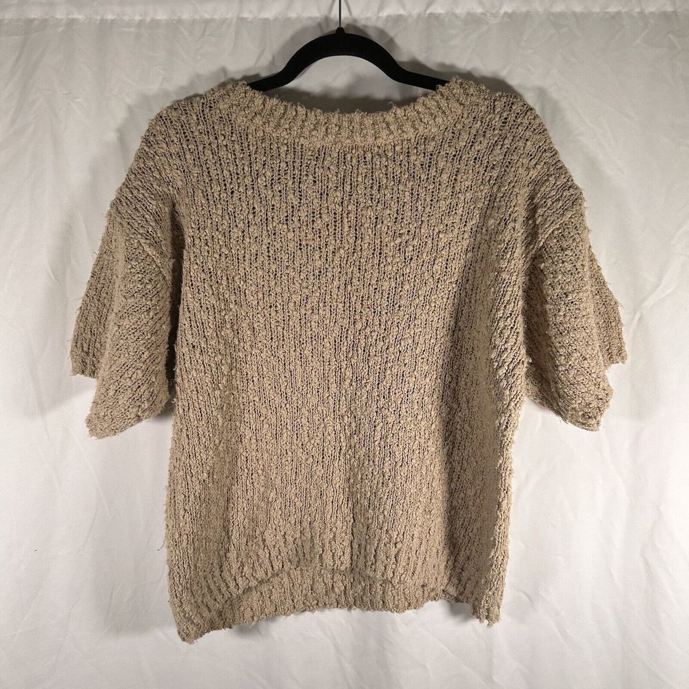 Vintage Worthington Sweater Women's Large Brown Knit Round Neck Pullover - Picture 6 of 8